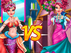 Mermaid vs Princess Makeover