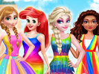 Princess Rainbow Style Fashion